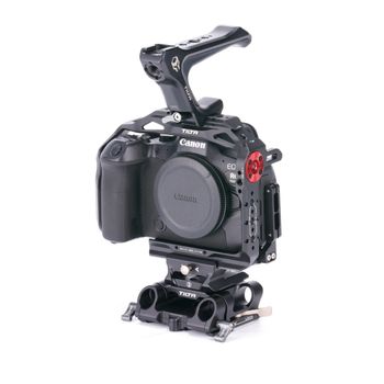 TILTA para Canon R6 Mark II R6M2 TA-T45-A-B jaula de cámara completa para Canon R6 Mark II R6 M2 media jaula de cámara placa base LWS de 15mm