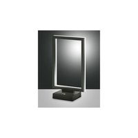 lampara de mesa led bard 15w antracita 3394-30-282 fabas luce