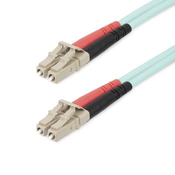 Cable de Fibra Óptica Multimodo StarTech 25m LC/UPC a LC/UPC OM4 LSZH