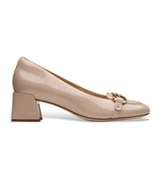 clarks para mujer 26181319 zapatos de piel nyta45 court beige 37 3 a 5cm ninguno casual
