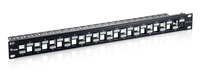 patch panel vacio cat6 a 24 puertos keystone apantallado