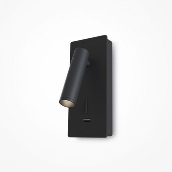 Aplique de pared led con usb mirax (3w)