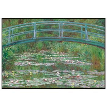 Panorama Cuadro Enmarcado Claude Monet 100x70 Cm
