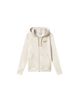 Chaqueta Puma Ess+ Textured Foil F Mujer Beige