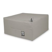 puff cama individual para una persona polipiel gris claro happers unico