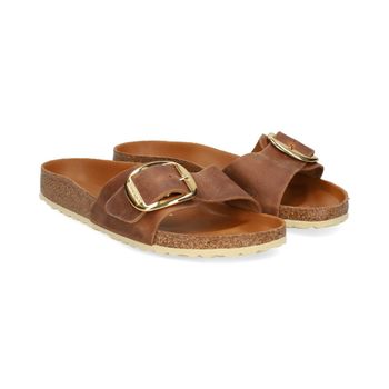 Birkenstock Sandalias Planas Mujer - Marrón Talla 41n