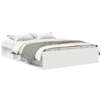 estructura de cama blanca 140x200 cm vidaxl