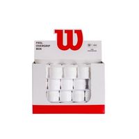 caja 60 overgrips wilson blanco pro perforados