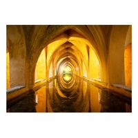papel pintado 3d - the golden corridor 400x280 cm