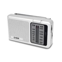 radio portatil elco pd-712 amfm analogica con antena telescopica