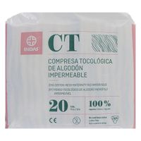 indas maternity compresa algodon 20 unidades