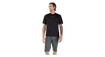 Maillot de manga corta fox ranger wordmark negro para hombre