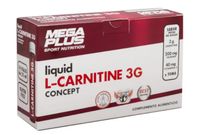 mega plus liquid l-carnitine 3g concept 14 viales