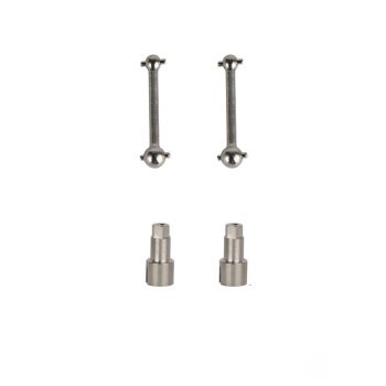 2PCS LDRC 1802 1803 A01 A02 1/18 RC Coche Piezas Mejoradas Eje de Transmisión de Metal Modelos de Vehículos Accesorios d