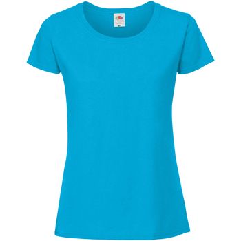 Fruit Of The Loom Camiseta Iconic Premium para mujer