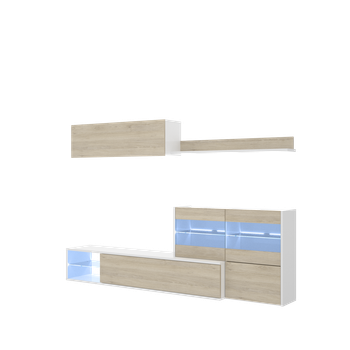 Mueble Salón Espeluy Flexible Con Iluminación Led Integrada