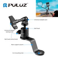 soporte de aluminio para camara de accion en el espejo retrovisor de motocicleta compatible con gopro mission 11 proinsta360 x6dji osmo y accesorios