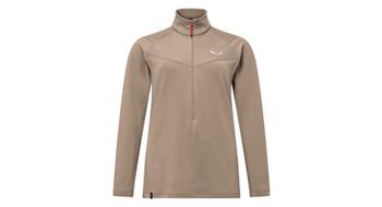 Forro polar de mujersalewa puez cammino polarlite 1 2 zip beige
