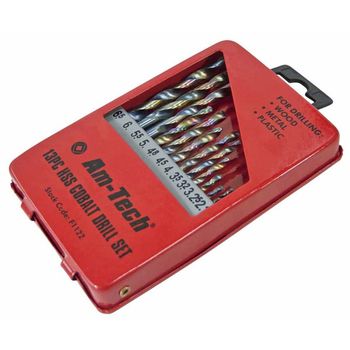 High Speed Cobalt Drill Set (13 Pieces)