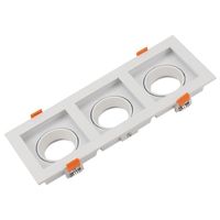 aro empotrable hecate 3xgu10gu53 mr16 l189xan102xal36cm en pc blanco