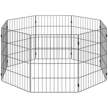 PawHut Parque para Perros Recinto Expandible Plegable, 50x60 cm, Negro   Aosom España