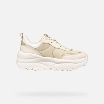 GEOX Xtors Mujer Blanco Lechoso/dorado Claro