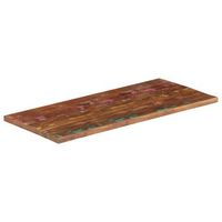 tablero mesa  tablero escritorio rectangular madera maciza reciclada 100x60x25 cm