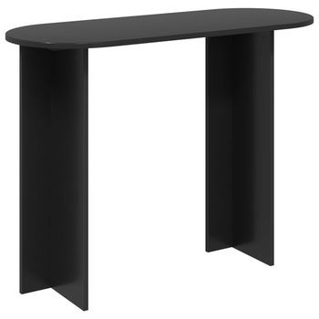 Mesa Consola Roble Negro 100 X 39,5 X 75 Cm Vidaxl