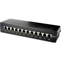 digitus panel de parcheo apantallado ea 12 puertos cat 6a