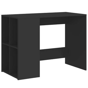 Escritorio De Madera De Ingeniería Negro 102x50x75 Cm Vidaxl