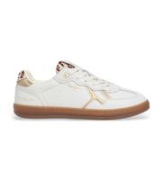 pepe jeans para mujer pls000027 zapatillas de piel ball chic blanco 41 plano cordones casual