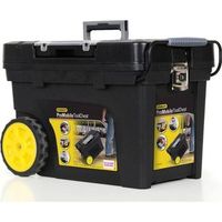 stanley promobile maletin de almacenamiento de equipos con funda protectora para profesionales negro