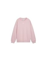 sudadera puma ess oversized crew fmisty pink mujer