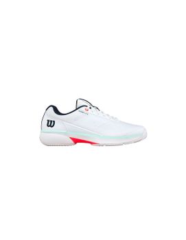 Zapatillas de Tenis Wilson Rush Lite Clay Ba Hombre Blanco/Bay/Coral