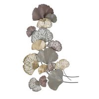 panel decorativo 3d de metal multicolor 76x76x126 cm