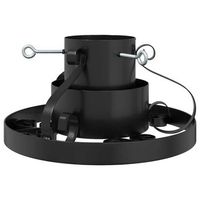 soporte para arbol de navidad negro 40 x 40 x 21 cm acero vidaxl