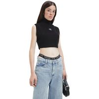 calvin klein jeans camiseta tirantes signature maille para mujer