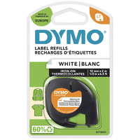 cinta rotuladora letratag ropa 12mmx2m negroblanco dymo s0718850