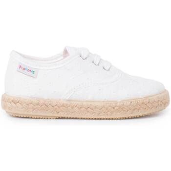 Pisamonas Zapatillas Zapatillas Tipo Alpargatas Tela Bordado Suizo para niño