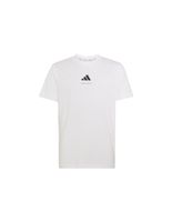 camiseta adidas slogan single infantil blanco