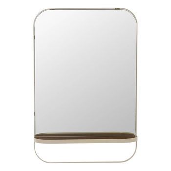 Espejo Argileo Rectangular De 40 X 60 Cm, Color Beige - 5 Five Simply Smart