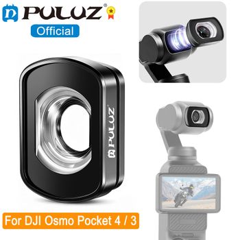 PULUZ Filtro magnético de ángulo amplio de 112 grados para DJI Osmo Pocket 4 / Pocket 3, filtro de lente FOV para cámara de acción, amplía el campo de visión