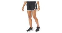 pantalon corto asics run icon mujer negro