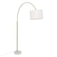 lampara de pie tilio arco de oro h195cm