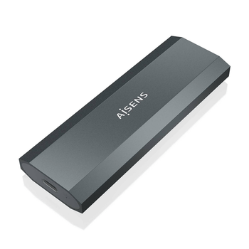 AISENS Caja Externa M 2 NGFF ASM2 029GR NVMe a USB3 2 Gen2 Gris