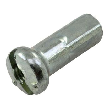 Tetón de radio de rueda M4 zincado