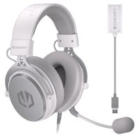 auriculares endorfy viro plus usb con cable conectividad jack 35 mm musicatodos los dias blanco