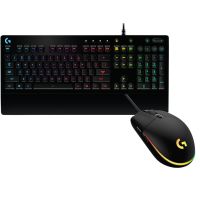 logitech pack g213 prodigy teclado gaming  logitech g203 lightsync 2nd gen raton gaming 8000dpi rgb