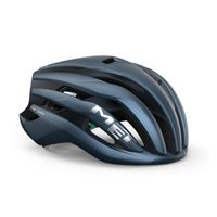 casco met trenta mips azul marino plata mate talla m 56-58 cm