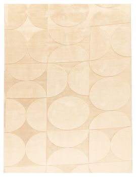 Alfombra de piel Lelystar beige 80x150 cm
